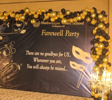 stage decoration for college farewell